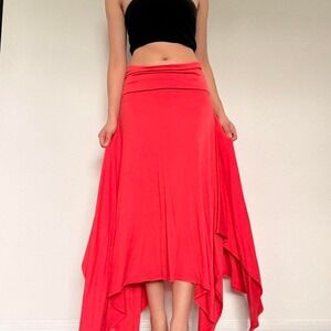 Pinkish red Worthington maxi skirt